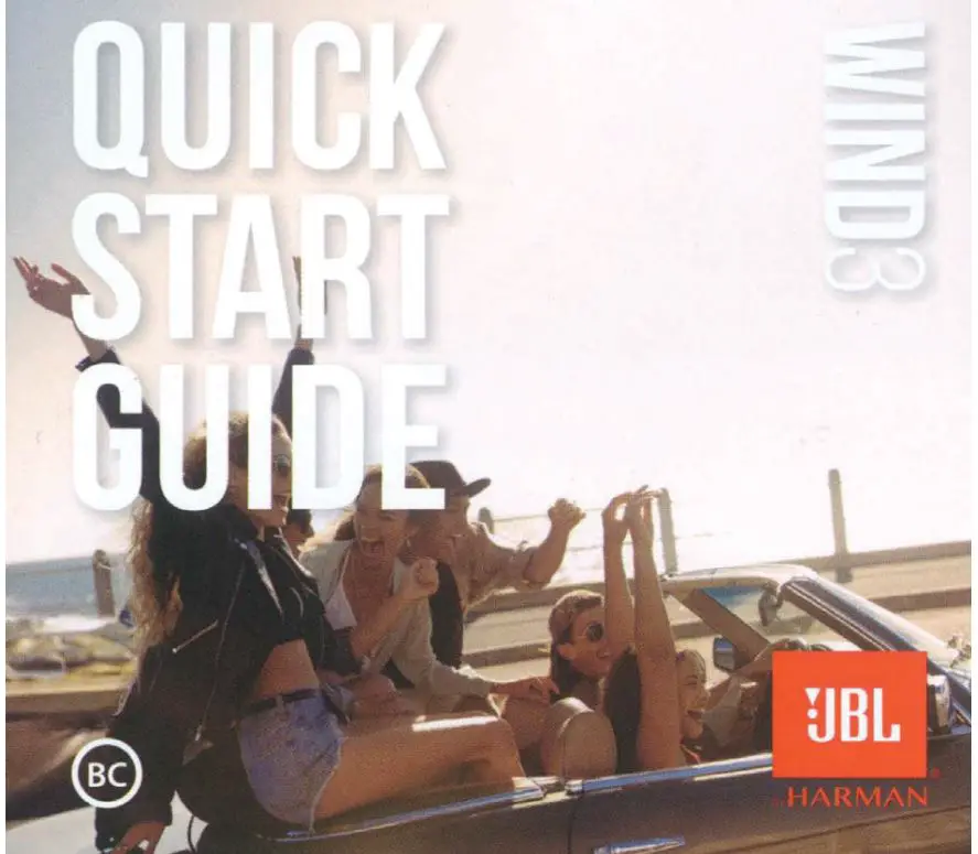 JBL WIND3 Portable Speakers User Guide