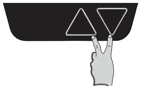 IKEA 393.963.21 RODULF Desk Sit and Stand Adjust Buttons Panel