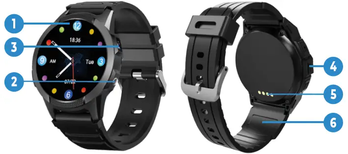 GARETT 5904238483923 Kids Focus 4G RT Smart Watch-1