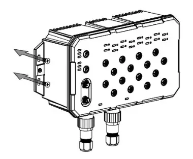 antaira LMP-1802G-M12-10G-SFP-67-110 18-Port Industrial M12 IP67 Waterproof Gigabit PoE+ Light - Fig 7
