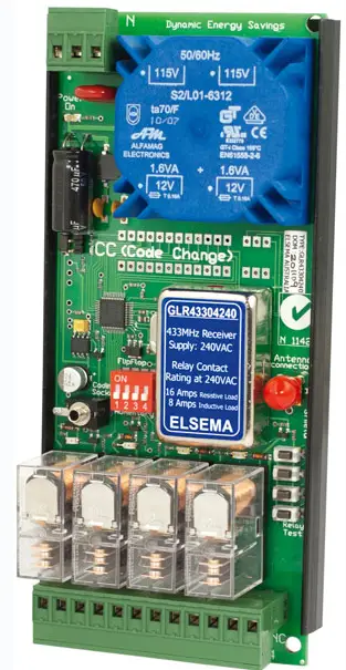 ELSEMA-GLR43304240-4-Channel-433MHz-Gigalink-Receiver-with-Mains-AC-supply-product