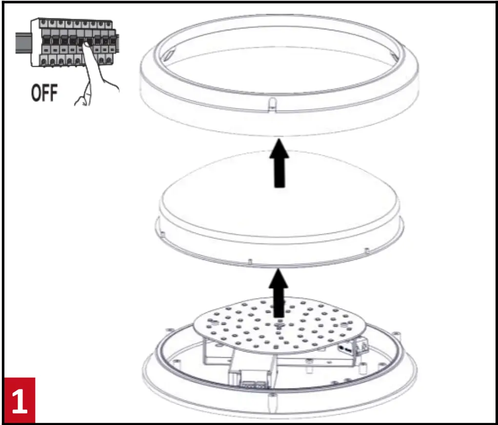 891300 Omegaled 2108lm HF PRE BL 4000K Installation illustration