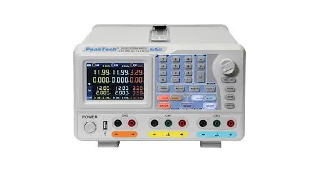 Peaktech 6181 Programmable Linear Power Supply Instruction Manual