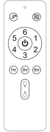 ParrotUncle BBA552206CA110V CEILING FAN - remot