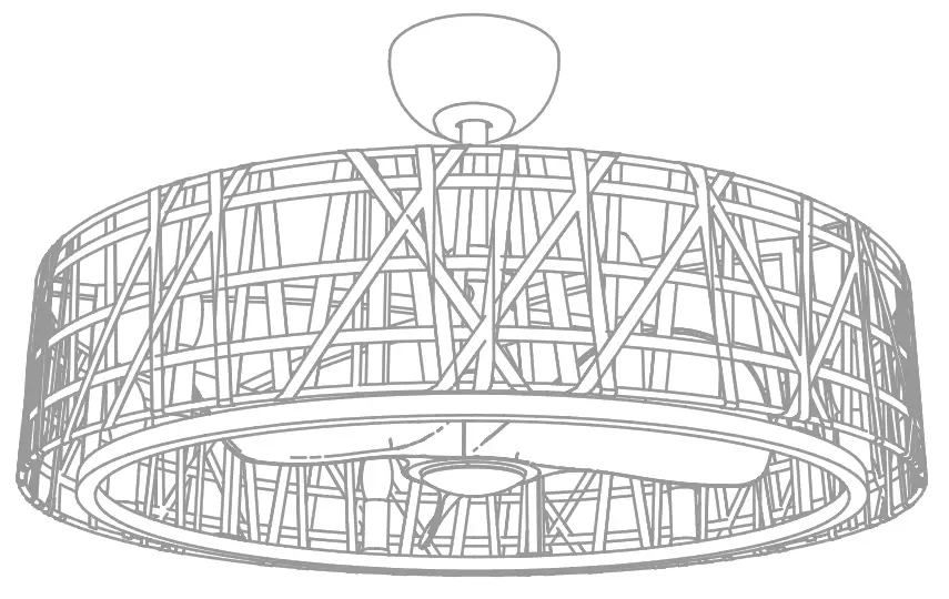 ParrotUncle BBA552206CA110V CEILING FAN
