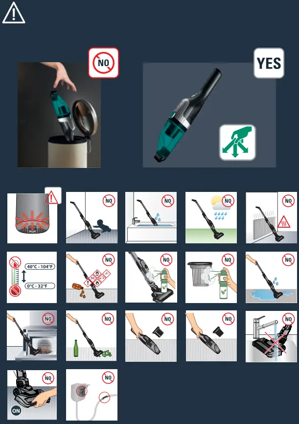 Rowenta RH12 Compact Xtreme Cordless Vacuum Cleaner - 12