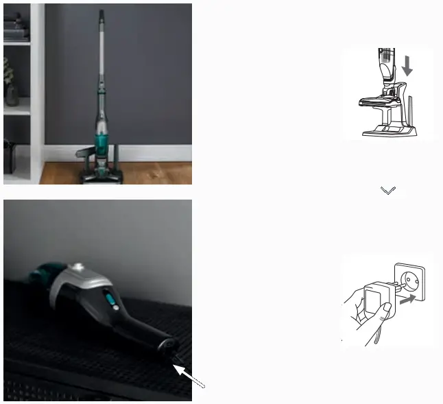 Rowenta RH12 Compact Xtreme Cordless Vacuum Cleaner - 6