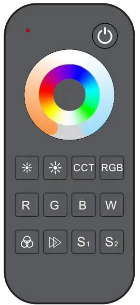 LEDYi RT5 RT10 Touch Wheel RF Remote Controller - fig 2