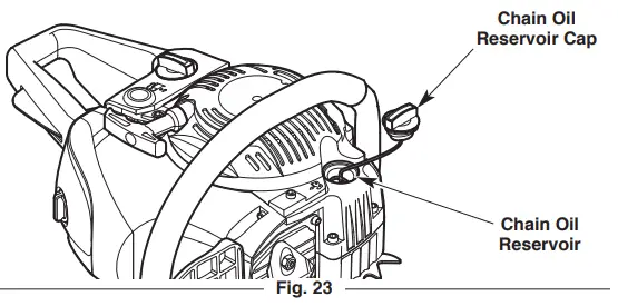 TROY-BILT TB4620C XP 20 Gas Chainsaw - Fig 26