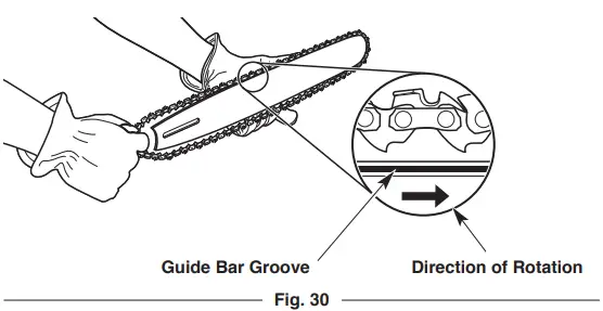 TROY-BILT TB4620C XP 20 Gas Chainsaw - Fig 33