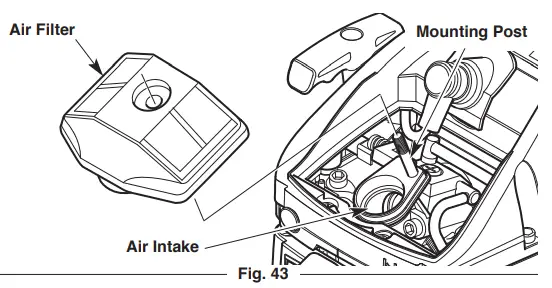 TROY-BILT TB4620C XP 20 Gas Chainsaw - Fig 46