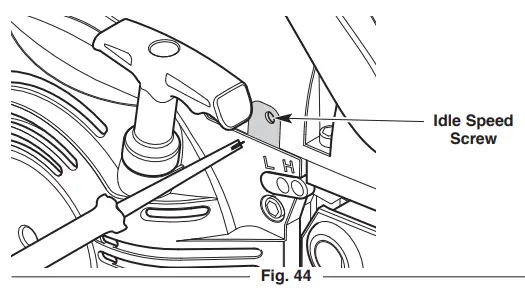 TROY-BILT TB4620C XP 20 Gas Chainsaw - Fig 47
