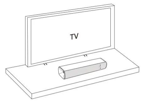 KM-HSB001 KMOUK Soundbar - Place Your Soundbar1