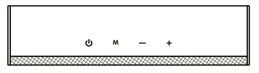 KM-HSB001 KMOUK Soundbar - Top Panel