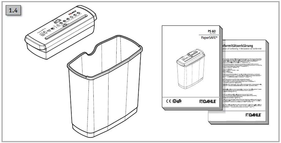 DAHLE-PS-60-PaperSAFE-Paper-Shredder-fig-1