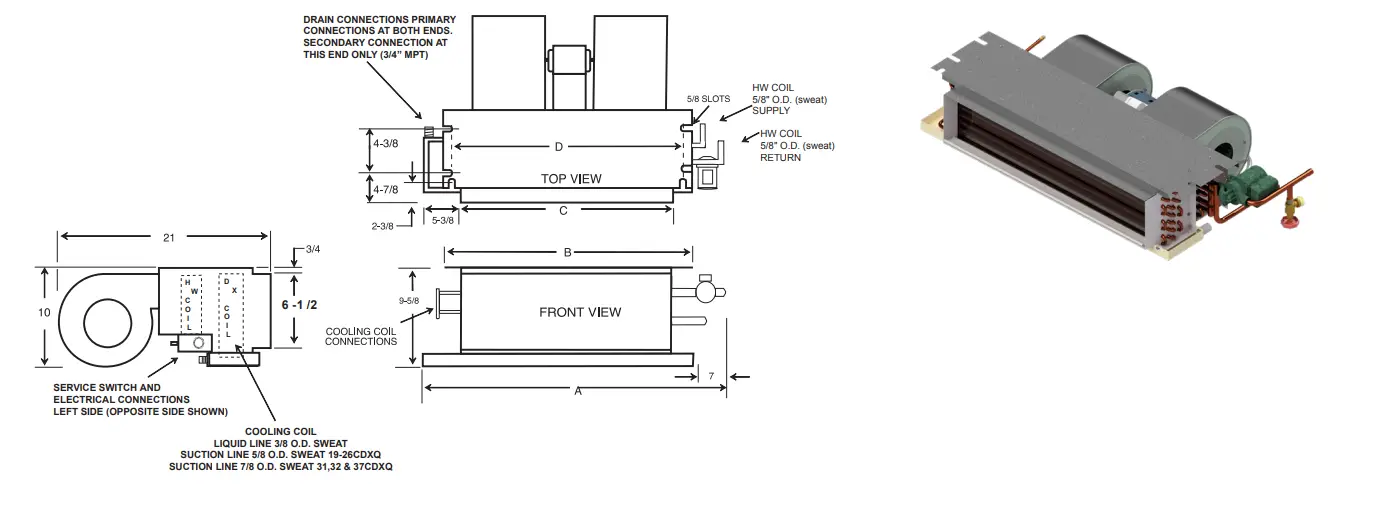 First-Co-CDX-Series-Aqua-Therm-Ceiling-Fan-Coil-fig-4