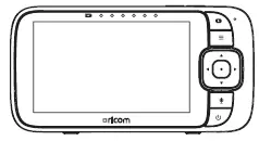 oricom OBH643P 4.3 Inch Smart HD Nursery Pal Skyview Baby Monitor 03