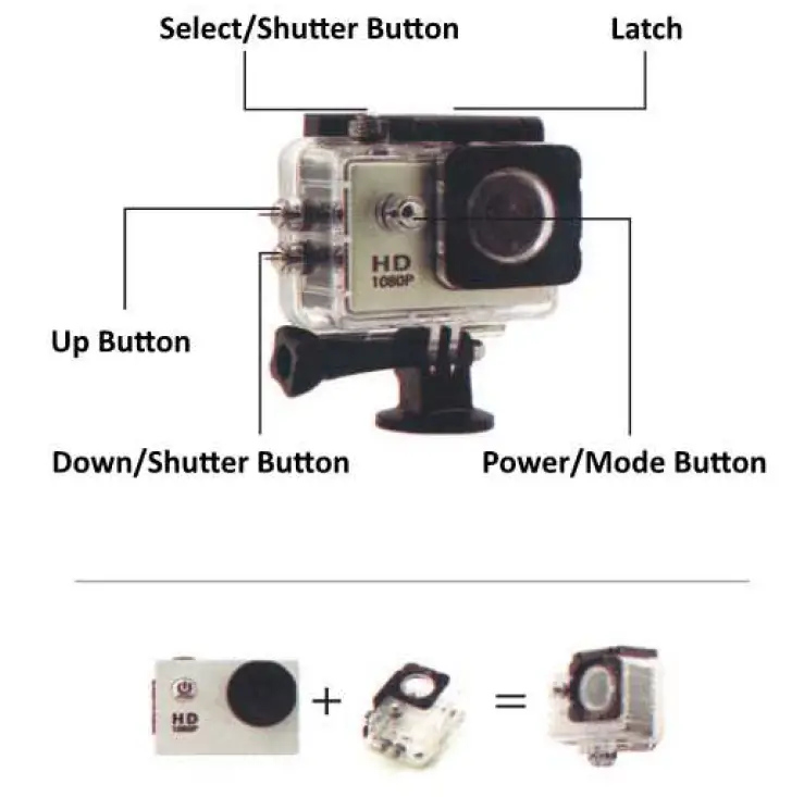 BRAUN 57674 Compact Action Cam Paxi Fun Video Camera 3