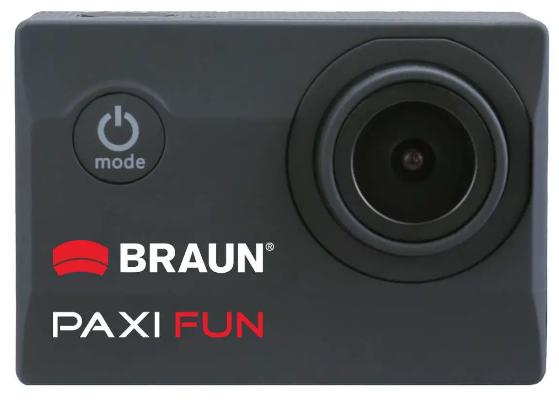 BRAUN 57674 Compact Action Cam Paxi Fun Video Camera