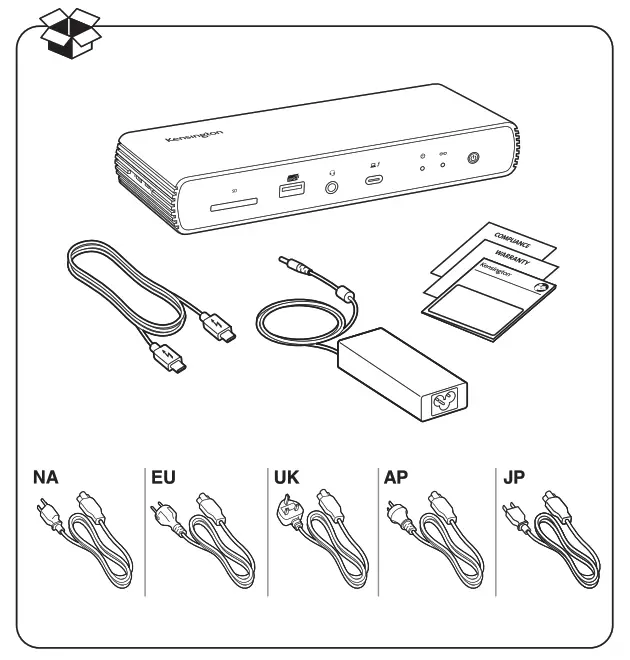 Kensington SD5780T Thunderbolt 4 Dual Dock