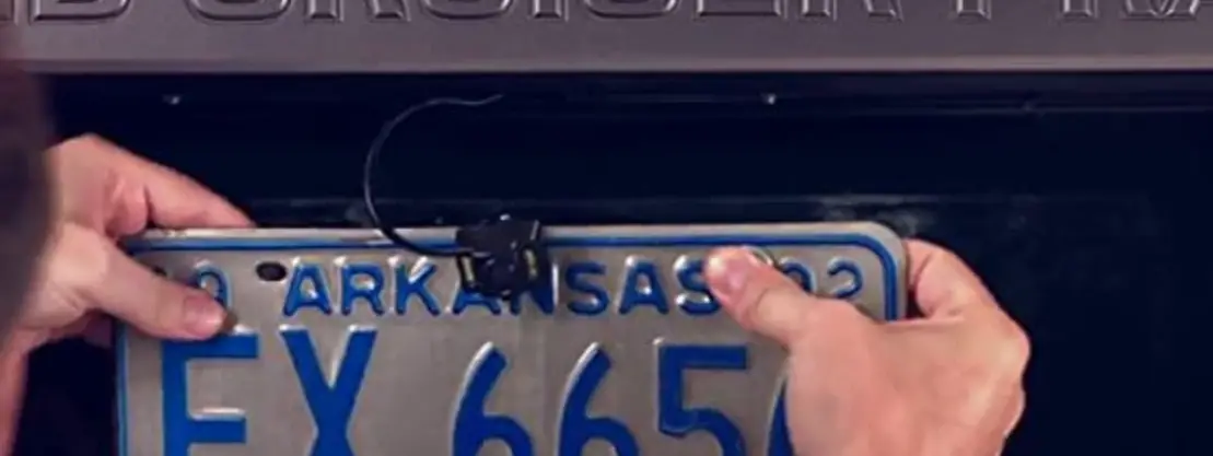 Voxx Aca800 Plate Backup Camera Owner's Manual