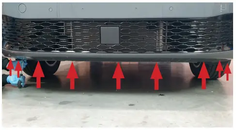 LAZER-VW-Caddy-2021+-Bumper-Beam-Mounting-Kit-FIG-5