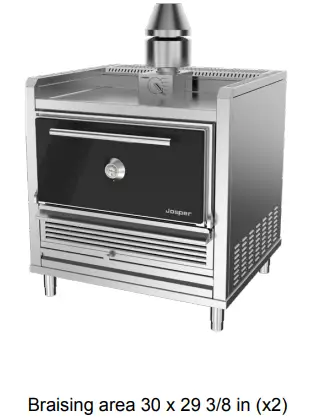 Josper HJA 45 Medium Charcoal Oven - 12