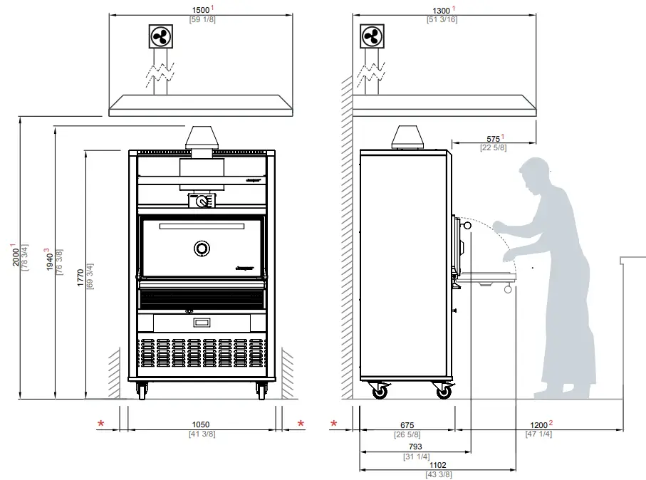 Josper HJA 45 Medium Charcoal Oven - 69