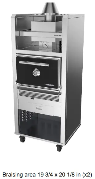 Josper HJA 45 Medium Charcoal Oven - 7