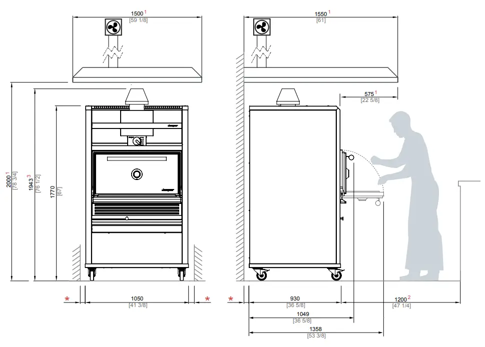 Josper HJA 45 Medium Charcoal Oven - 70