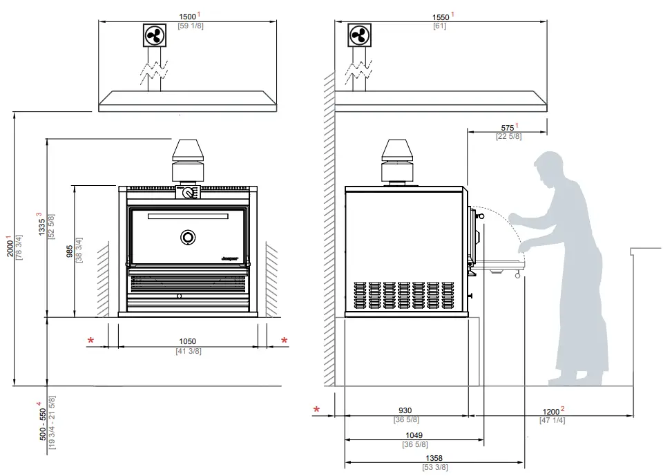 Josper HJA 45 Medium Charcoal Oven - 73