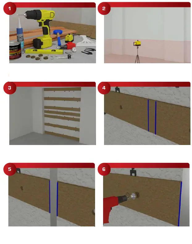 Star Hanger SYSTEMS 349 Upholstery Mount Heavy Acoustical Panel 1