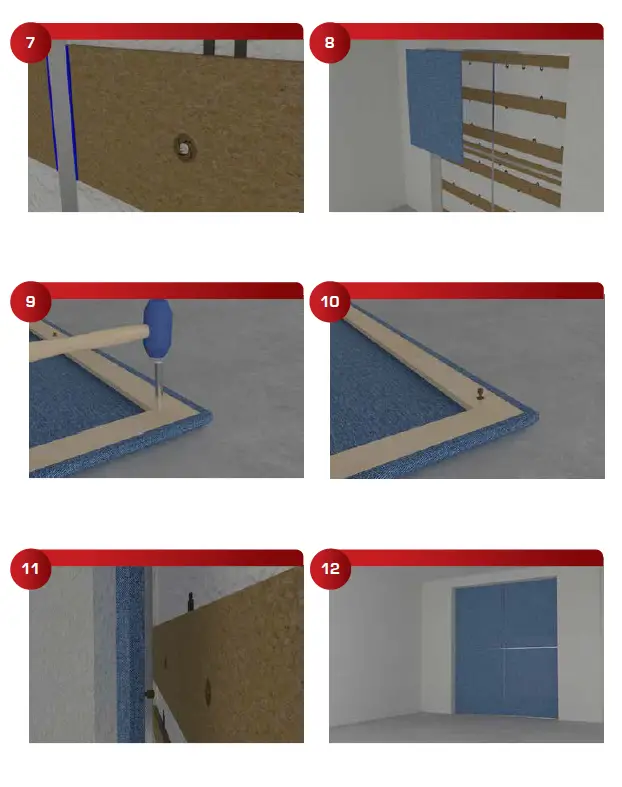 Star Hanger SYSTEMS 349 Upholstery Mount Heavy Acoustical Panel 2