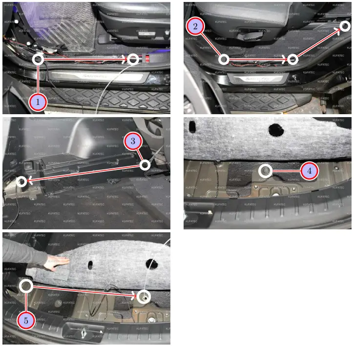 KUFATEC Hyundai Santa Fe III Complete set active Sound incl Soundbooster - FIGURE 8