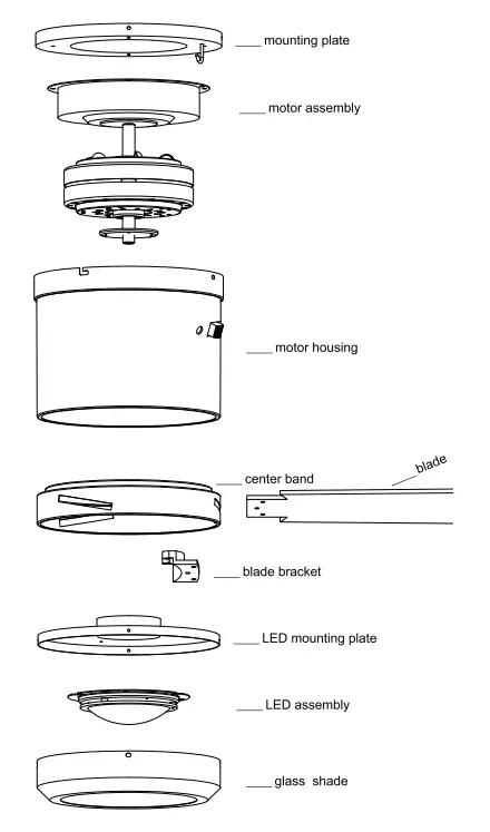 CARRO WGS-524GL FM Arlington 52 inch Smart Ceiling Fan-