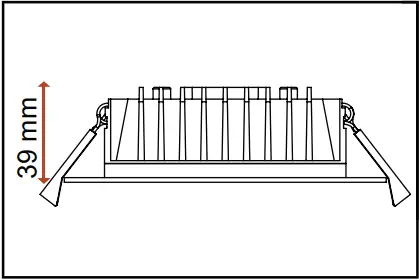 MARTEC TLTD34510WD Titan II 10W Tricolour LED Downlight A01