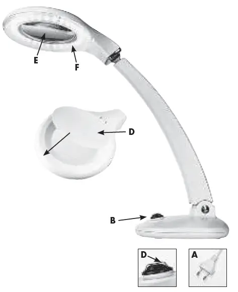 promed LTM-30-LED-Table-Magnifying-Lamp-fig-1