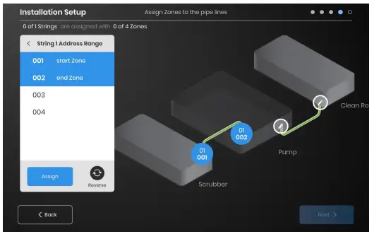 BriskHeat LYNX Temperature Control System - Assign Zones