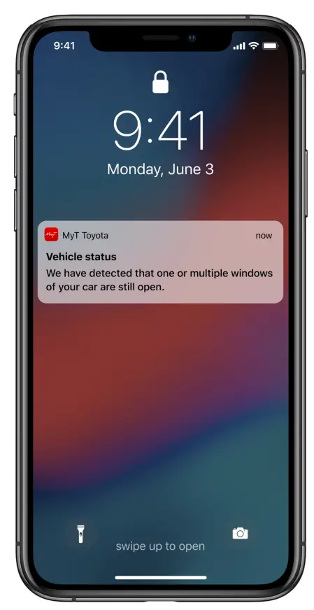 Apps Toyota MYT App Remote Controls Forgotten Notifications