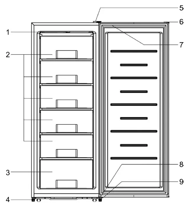 BRADA-WS-180FFZ-Freezer-fig 1
