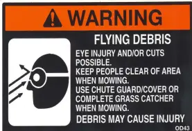 Flying Debris Decal
