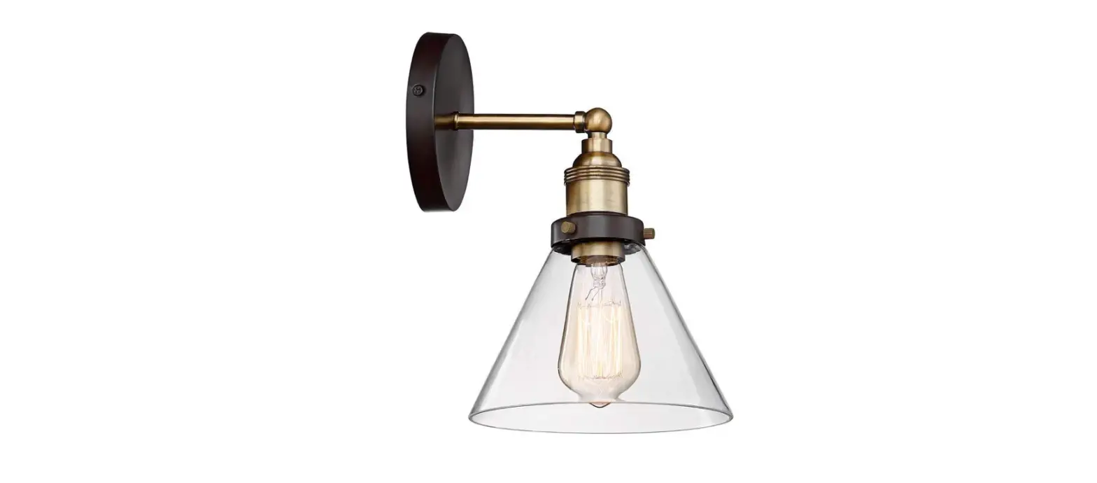 Hinkley 53102 Brazos Point Wall Sconce Textured Bronze Brushed Brass Instruction Manual