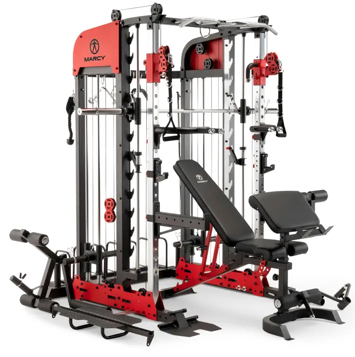 MARCY SM 7553 Pro Deluxe Smith Cage Home Gym System-