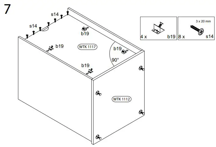 WASHTOWER WSUS60-10 Base Cabinet Installation Guide - Assembling instruction