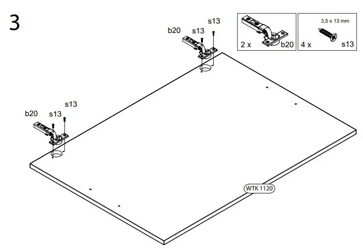 WASHTOWER WSUS60-10 Base Cabinet Installation Guide - Assembling instruction
