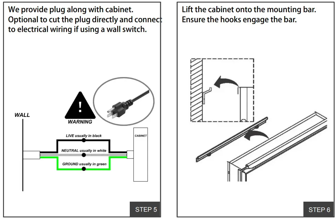 WELLFOR EXMC2430LD Mirrored Bathroom Medicine Cabinet - Figure 13