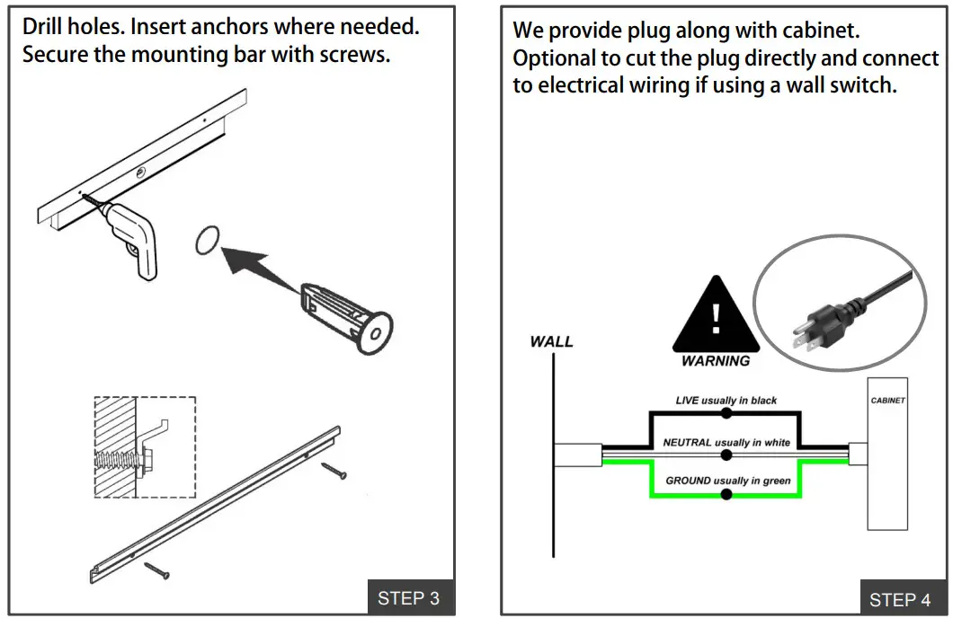 WELLFOR EXMC2430LD Mirrored Bathroom Medicine Cabinet - Figure 6