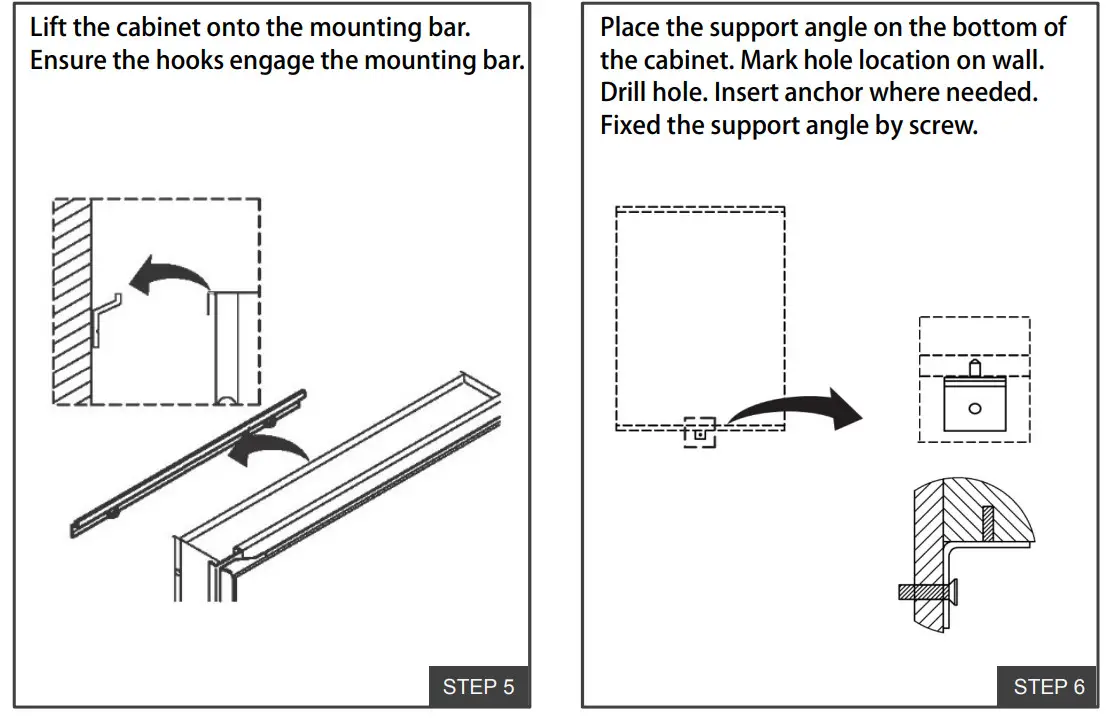WELLFOR EXMC2430LD Mirrored Bathroom Medicine Cabinet - Figure 7