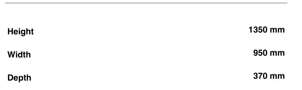 Haier 1UH160P1ERG Smart Power Outdoor 1Phase 16.0 kW - DIMENSIONS