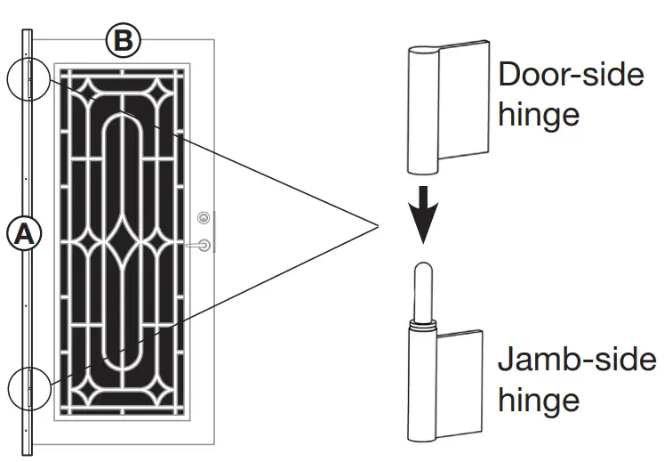 Hinge side jamb